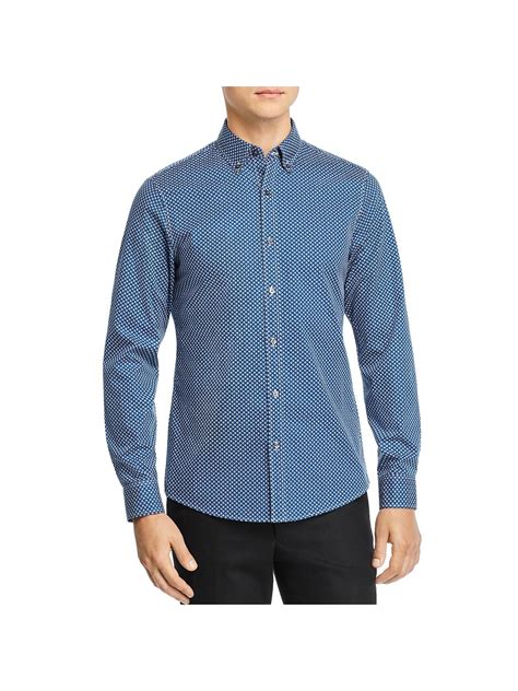 michael kors button down long sleeve shirt|michael kors t shirt men's.